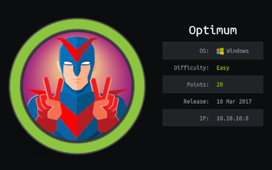 HackTheBox - Optimum thumbnail